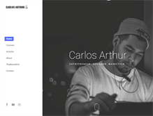 Tablet Screenshot of carlosarthur.com